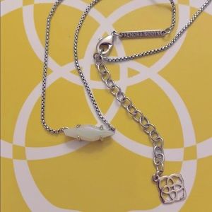 Bridgete Iridescent Banded Agate Necklace